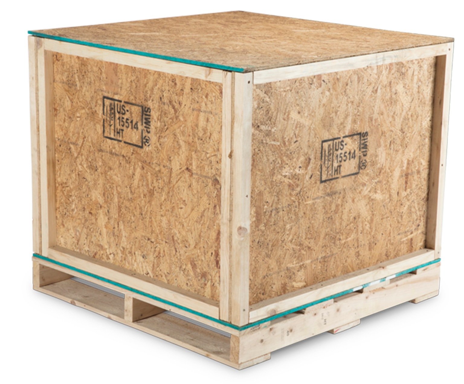 wooden shipping crate